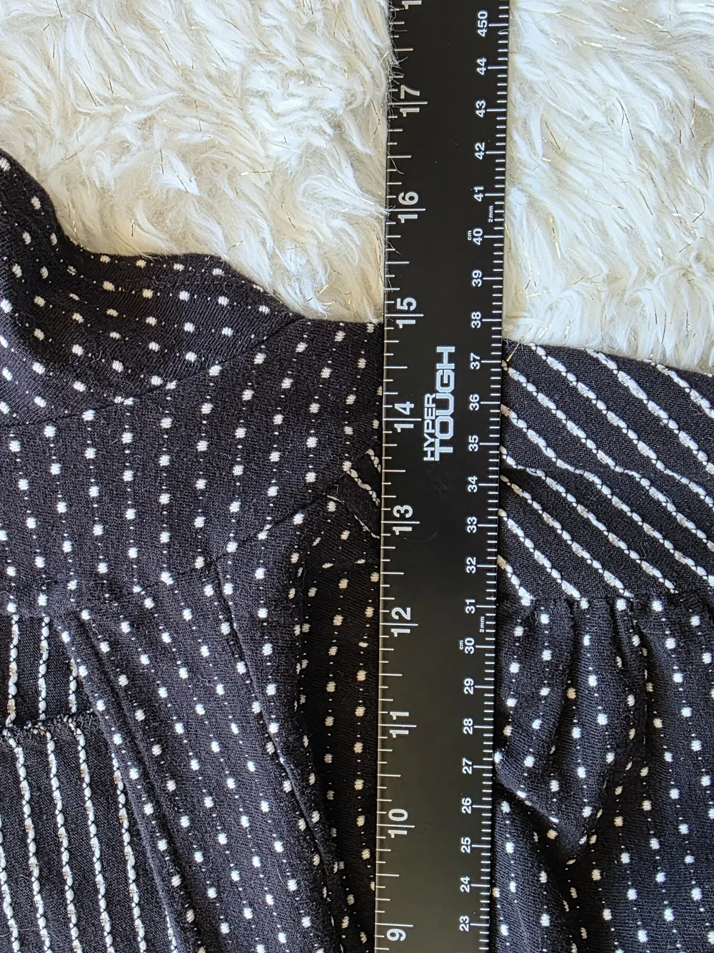 Anthropologie Postmark‎ Ruched Polka Dot Sweetheart Cap Sleeve Top Medium